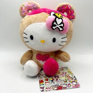 Tokidoki x Hello Kitty Donutella Kawaii Donut Sweet Plush RARE Bumblebee NWT